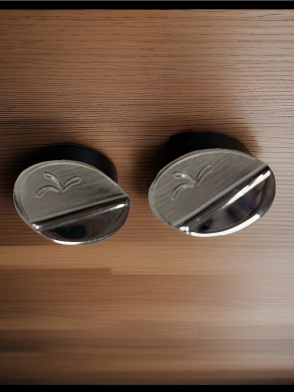 SWANK Silver-Tone Round Cufflinks with Subtle Motif